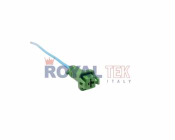 FICHA DE CONEXION ROYALTEK 1 VIA (UNA) MACHO FARO AUXILIAR LINEA VOLKSWAGEN - CONTAFICHA RTF7052 - VENTA EN PAQUETES DE 5 UNIDADES ---